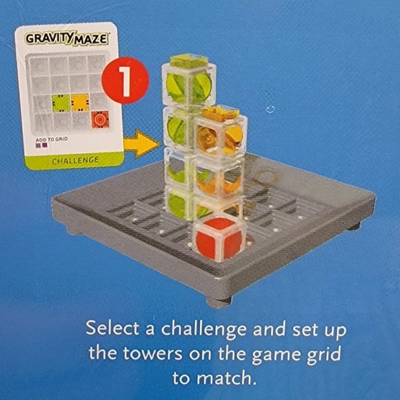 ThinkFun Gravity Maze Marble Run Brain Game Marble Logic Family Boys & Girls 8+ - Picture 3 of 6